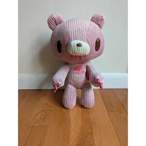 Taito Chucks GP Mischievous Pink Bear Gloomy Corduroy Plush No 585 Bloody Round1
